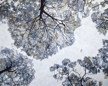 Nuage d'arbres von Sophie Cantou