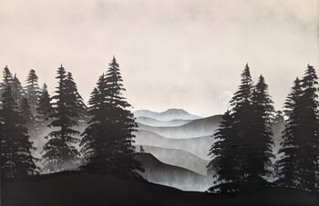 Moon Over the Pines by Robert Owen Bloomfield