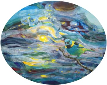 Pendant l’éclipse , c'était " La pause du chant des oiseaux ",  von François Pagé