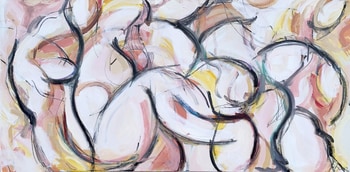 Figurative Dance I von Heidi Lanino