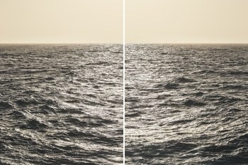 Lampedusa Seascape Diptych #275-76 von Filippo Brancoli Pantera