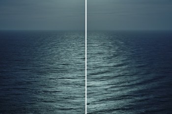 Lampedusa Seascape Diptych #93-94 von Filippo Brancoli Pantera