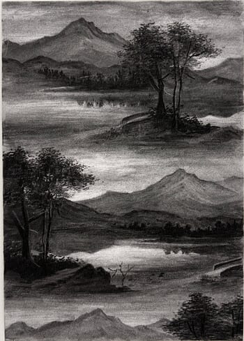 Foothills At Dusk by Neil Raitt
