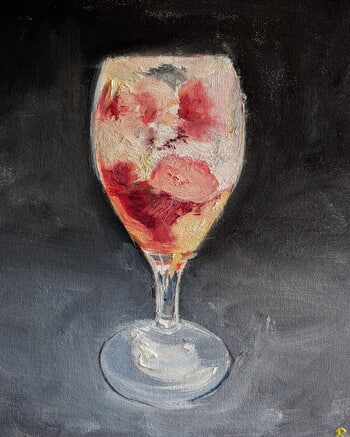 Strawberry sundae by Rosemary Burn