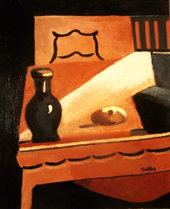Nature morte à la Lampe allumée. von Michel de Gouttes
