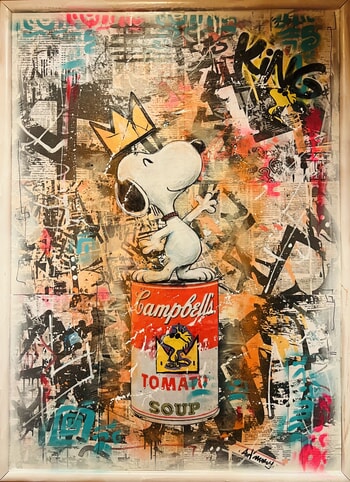 Snoopy The pop art King ! von ART'MONY