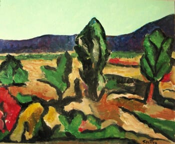 Paysage Meridional fauviste. von Michel de Gouttes