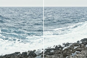 Lampedusa Seascape Diptych #821-22 von Filippo Brancoli Pantera