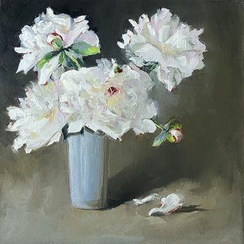 Bouquet de pivoines 2 par Géraldine Morales