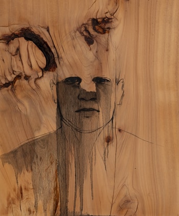 Self Portrait in a Tree (I of III) von John Singletary
