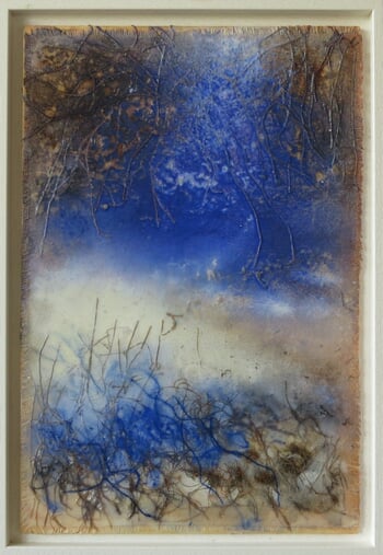 Violettblau 3 by Renate Fäth