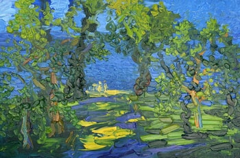 In the park in summer par Olga Bezhina