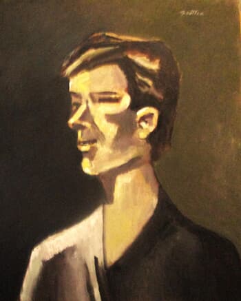 Portrait imaginaire masculin N°26 von Michel de Gouttes