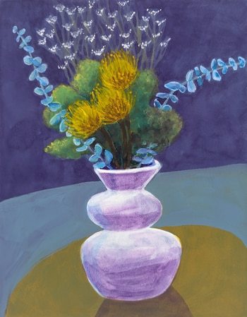 Protea and Eucalyptus von Michael Pfleghaar