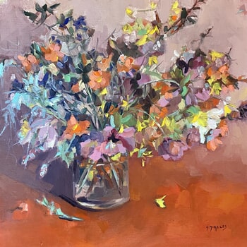 bouquet multicolore par Géraldine Morales