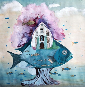 Poisson Maison par Julie Balsaux