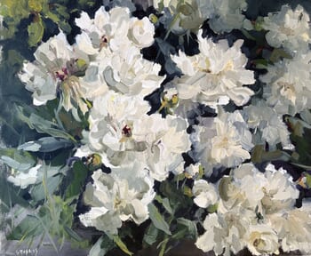 Massif pivoines gros plan von Géraldine Morales