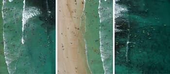 Cornwall triptych von Tommy Clarke