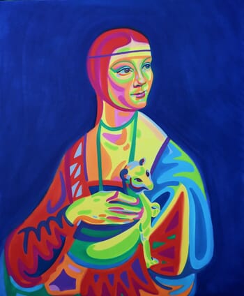Lady with an Ermine par Van Lanigh