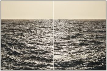 Lampedusa Seascape Diptych #275-76 by Filippo Brancoli Pantera