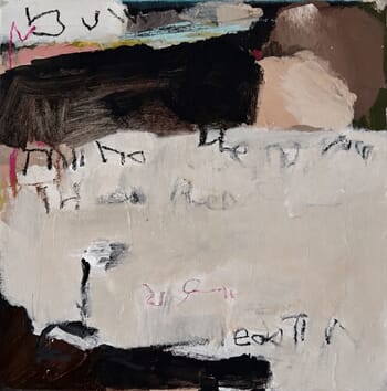 Nighttalks, expressive abstract by Diana Krinninger
