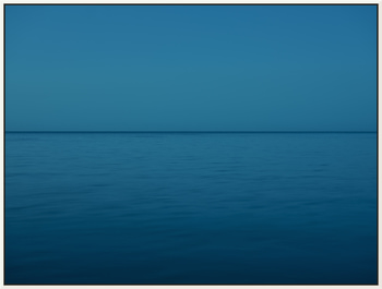 Versilia Blue Ritual #1065 [25 September | 06:41 | -5,66°] von Filippo Brancoli Pantera