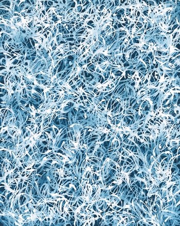 Blue Chiffon No.8 - Expanded Veil von Sara Richardson