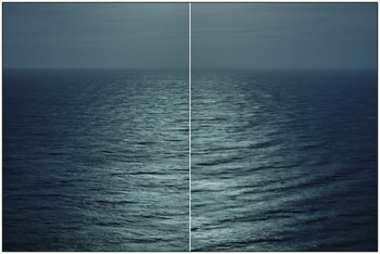 Lampedusa Seascape Diptych #93-94 von Filippo Brancoli Pantera