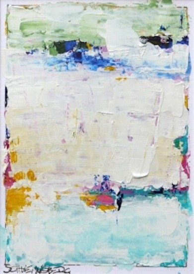 Shimmering White #1 by Daniela Schweinsberg