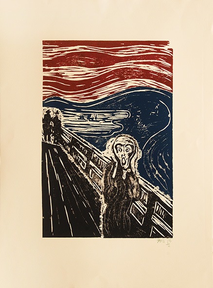 The Scream (after Munch) by Billy Childish