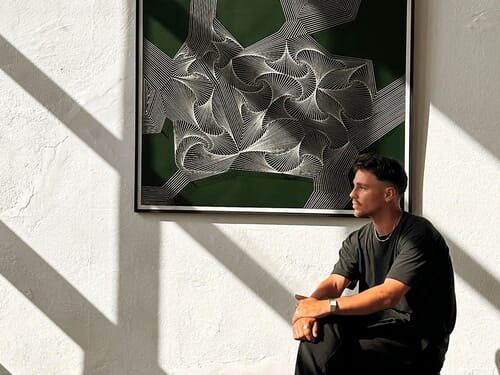 Valentin Renner on String Art: "I'm exploring order, chaos, and the spaces in between."