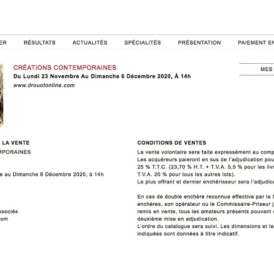 Drouot On Line Auctions