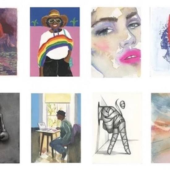 Art on a Postcard Winter Auction