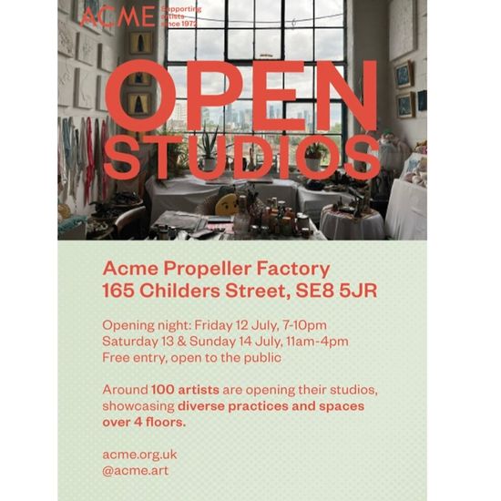 Acme Propeller Factory Open Studios