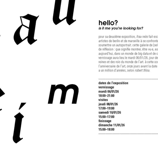 hello? is it me you’re looking for?