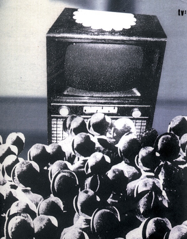 TV with Crowd by Benjamin West