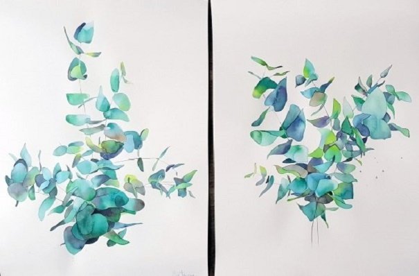 Herbal | Duo - Eucalyptus large  von Yuliya Martynova