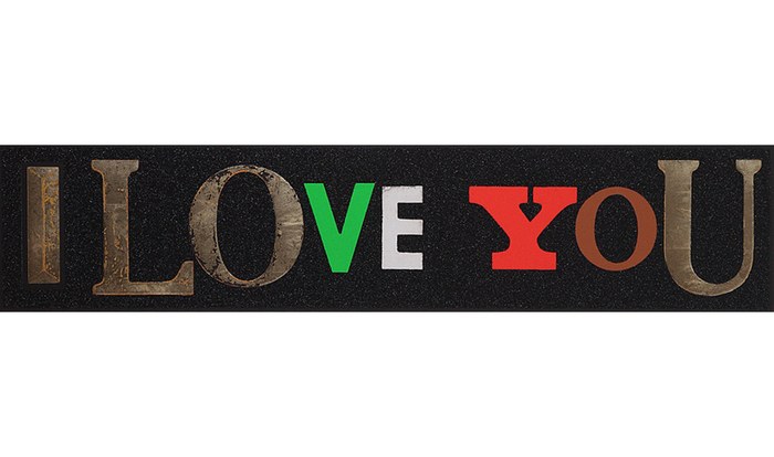 I Love You by Sir Peter Blake