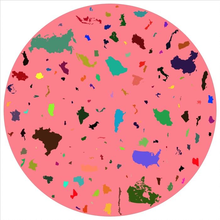 One World, One Dream (Pink) by Cai Yuan