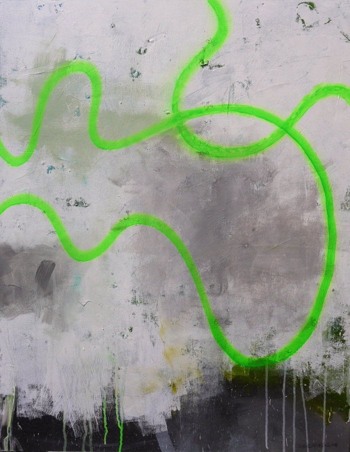 Drift Line (green) von Daniela Schweinsberg