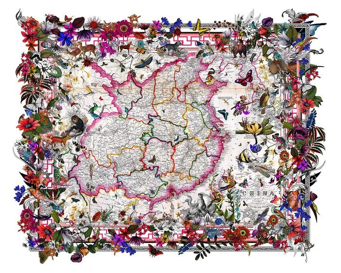 Kina in Bloom 2014 (Extra Large) by Kristjana S Williams