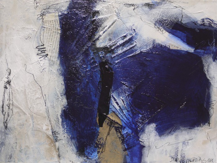 Feathery blue something #2 par Daniela Schweinsberg