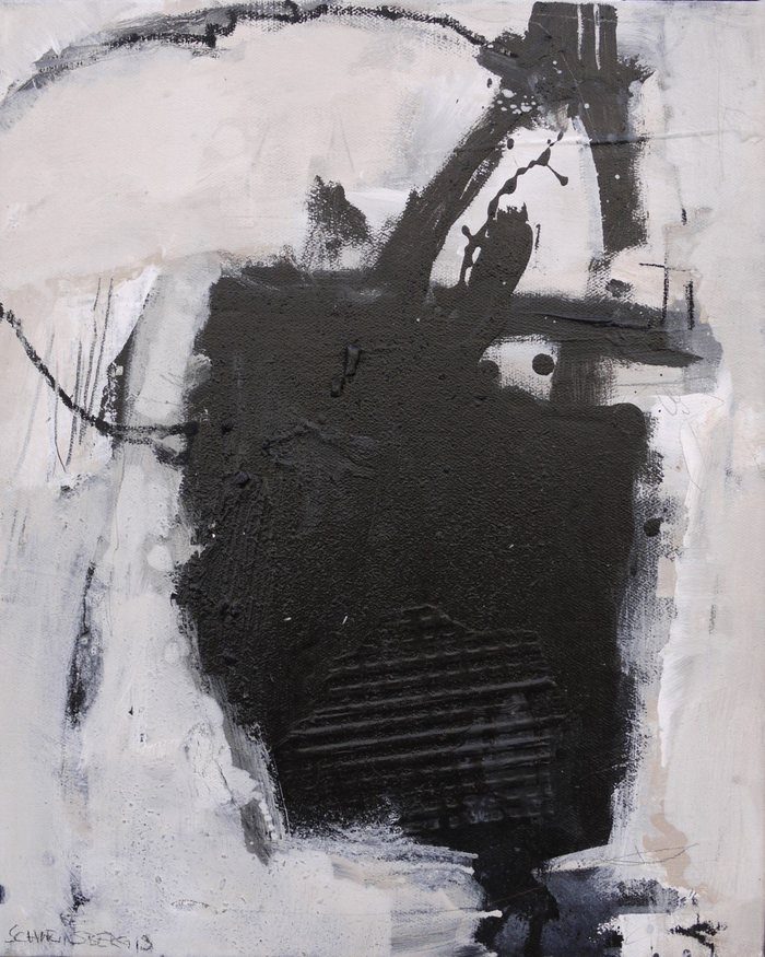 Composition in Black & White (Work No. 2013.03) par Daniela Schweinsberg