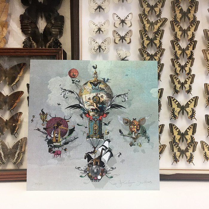 Vintage Balloon Race von Kristjana S Williams