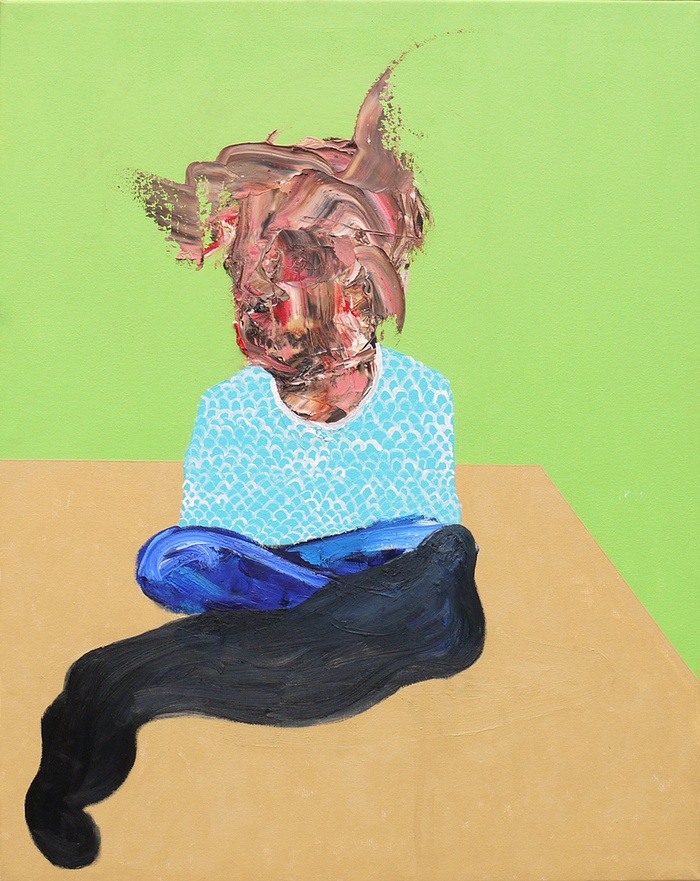 Man in a green room par Lee Ellis