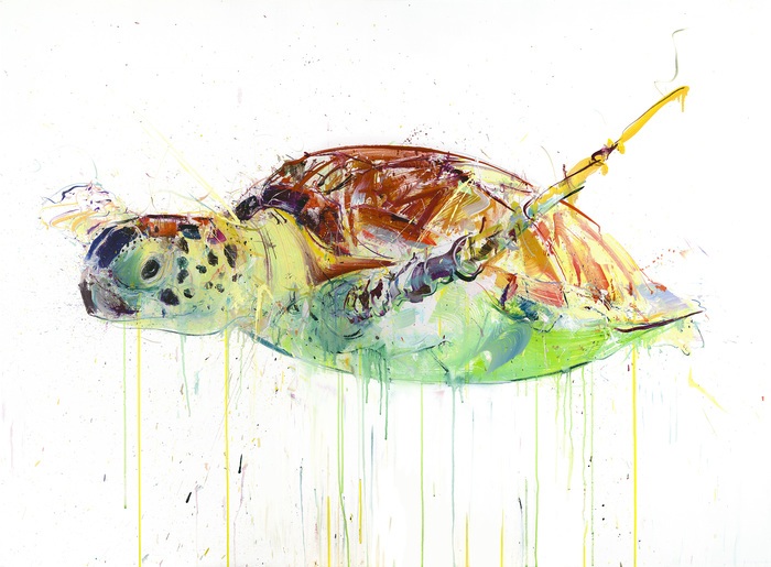 Sea Turtle Diamond Dust Edition by Dave White