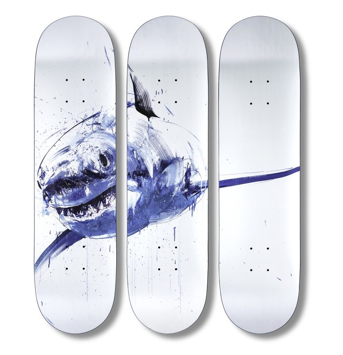 Apex Skate Deck Triptych by Dave White