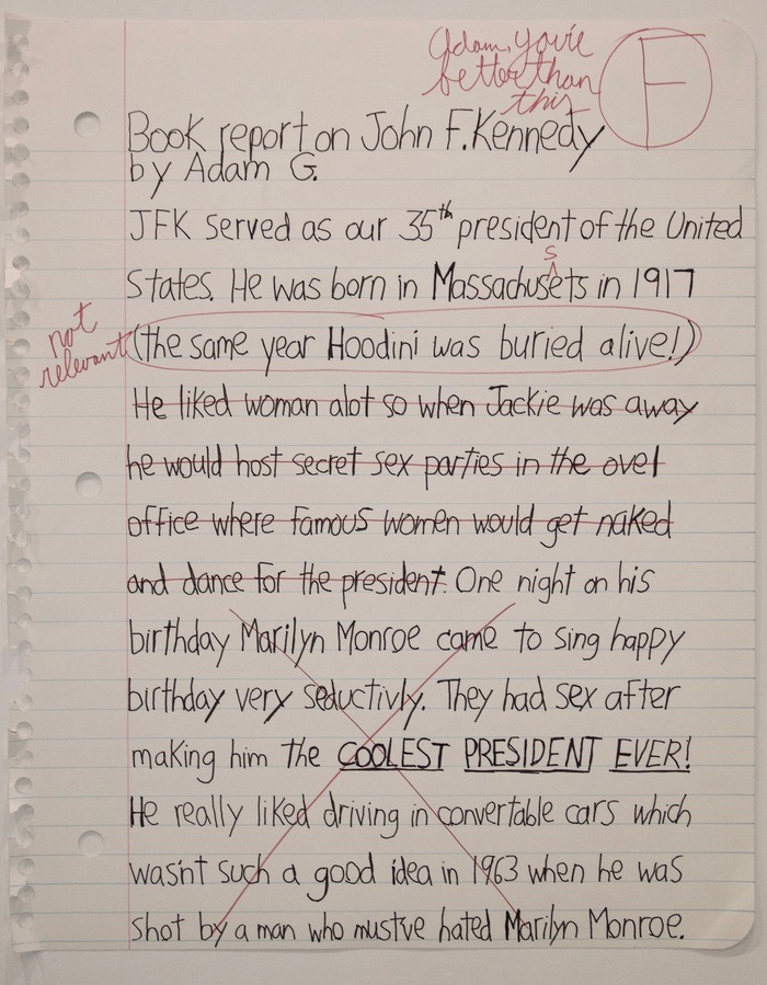 Report on JFK by Adam Greener