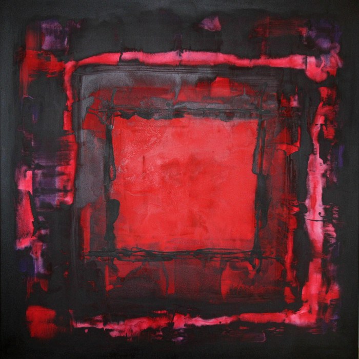 Red Square/ geometric art by Paresh Nrshinga - FRSA