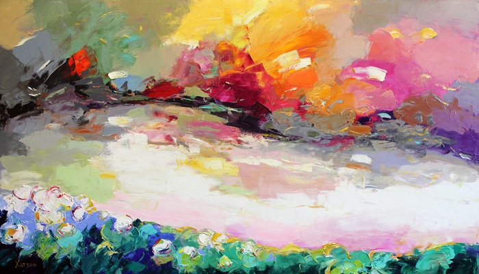 morning. river par Valery Khattin